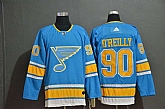 Blues 90 Ryan O'Reilly Light Blue Adidas Jersey,baseball caps,new era cap wholesale,wholesale hats